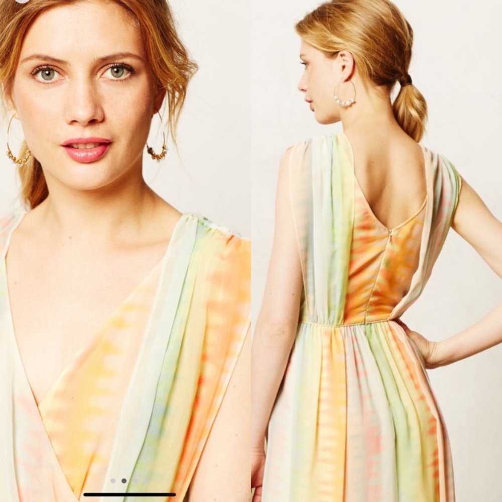 Anthropologie Lil Multi Color Solen Maxi Dress - Picture 2 of 8